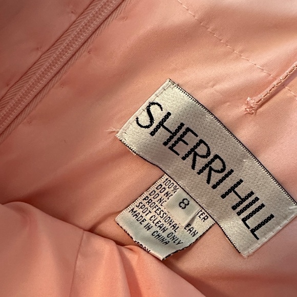 Sherri Hill Blush Gown with Crystal Embellishments - Picture 8 of 9